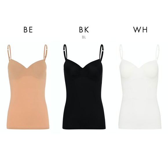 ハンロ アリュール 定番 カップ付き キャミソール HANRO ALLURE Vネック インナー