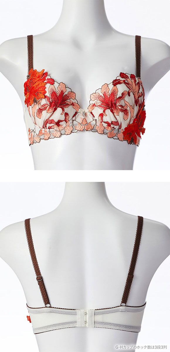 ドゥペルル ヴィクトリアシクラメン 脇すっきりブラジャー GH リフトアップ 脇高 脇肉 脇寄せ 谷間 バストアップ グラマー 大きいサイズ