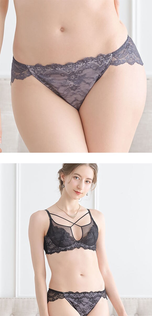 ドゥレリア ラグジュアリー バックレースショーツ ML スタンダード ノーマル ビキニ 総レース Doux rellia