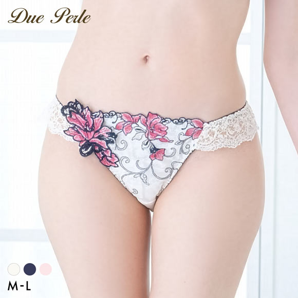 ドゥペルル リリーフロレッタ ノーマルショーツ スタンダード ML なめらか フィット ひびきにくい DuePerle