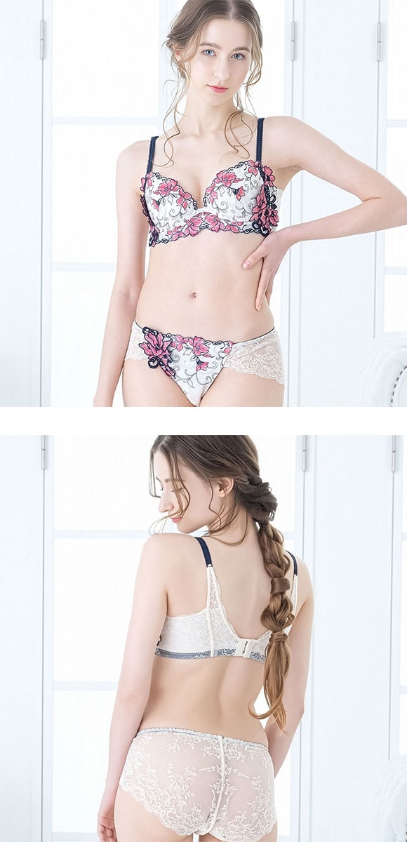ドゥペルル リリーフロレッタ 総レースショーツ ML バックレースショーツ ひびきにくい やわらか DuePerle