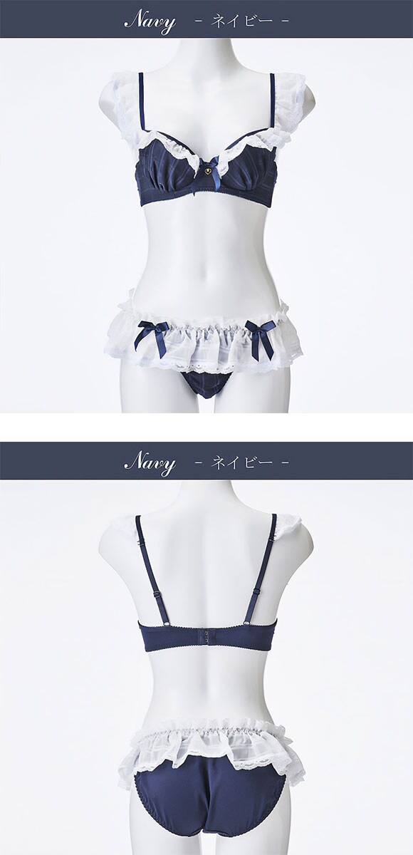 ドルチェフィオラ ラブリーフリル もえキュン ブラセット BCDEF65-80 ソフトワイヤー ブラジャー ショーツ セット Dolce Fiora