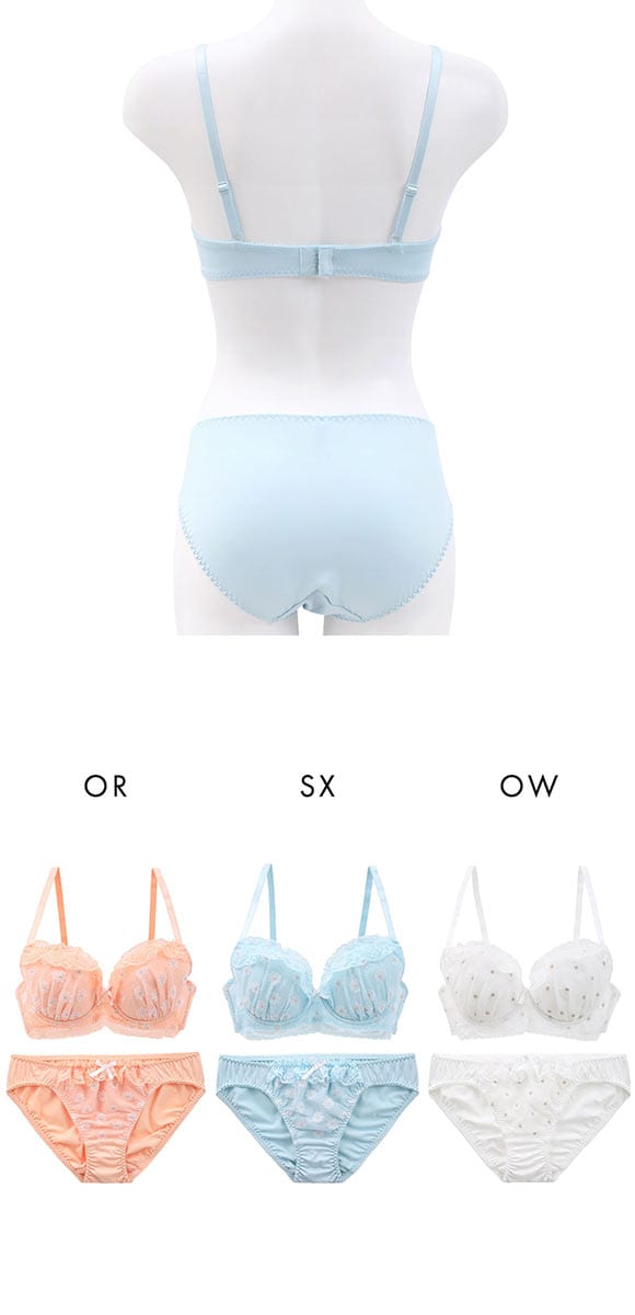 ドルチェフィオラ ブラジャー ショーツ セット フルールペティヨン BCDEF 大きいサイズ ソフトワイヤー やさしい Dolce Fiora