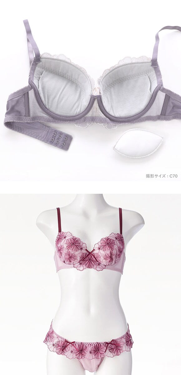 ドルチェフィオラ ラブリーガール ブラセット BCDEF 大きいサイズ ソフトワイヤー やさしい ブラジャー ショーツ セット Dolce Fiora
