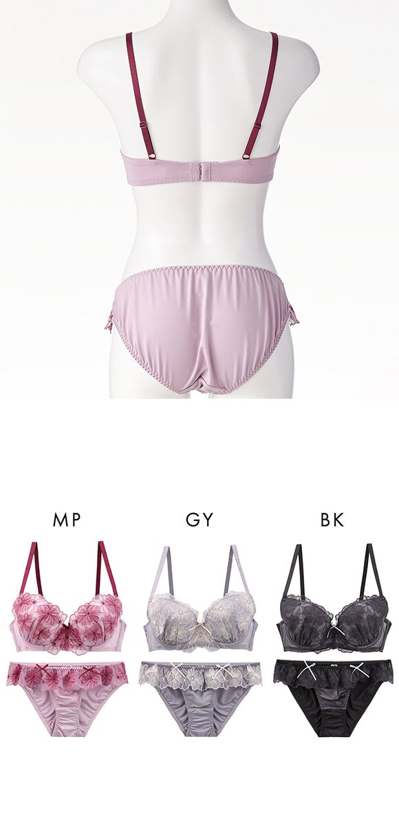ドルチェフィオラ ラブリーガール ブラセット BCDEF 大きいサイズ ソフトワイヤー やさしい ブラジャー ショーツ セット Dolce Fiora