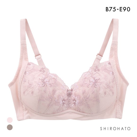 キレイ工房 脇肉すっきり ストレッチフルカップブラ ノンワイヤー BCDE 75-90 脇高 リフトアップ 背中すっきり 締め付けない 軽い