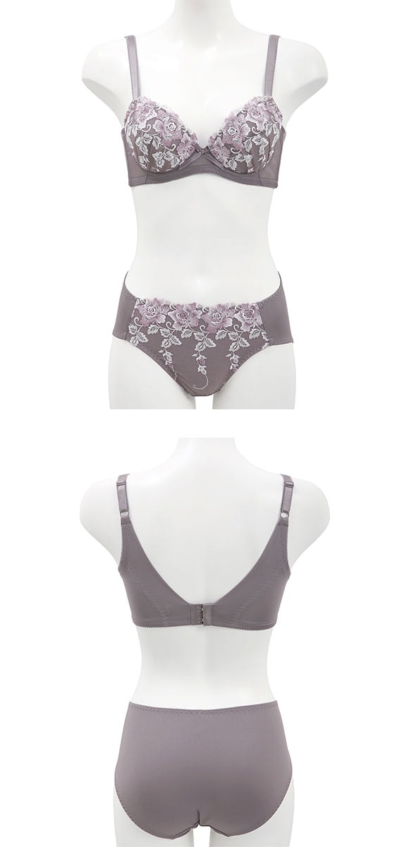 うしろ姿美 うっとり体験 すっきり美背中 ブラジャー ショーツ セット ABCD 脇高 脇肉 アンダー大きいサイズ グラマー 谷間 着やせ アンチエイジング