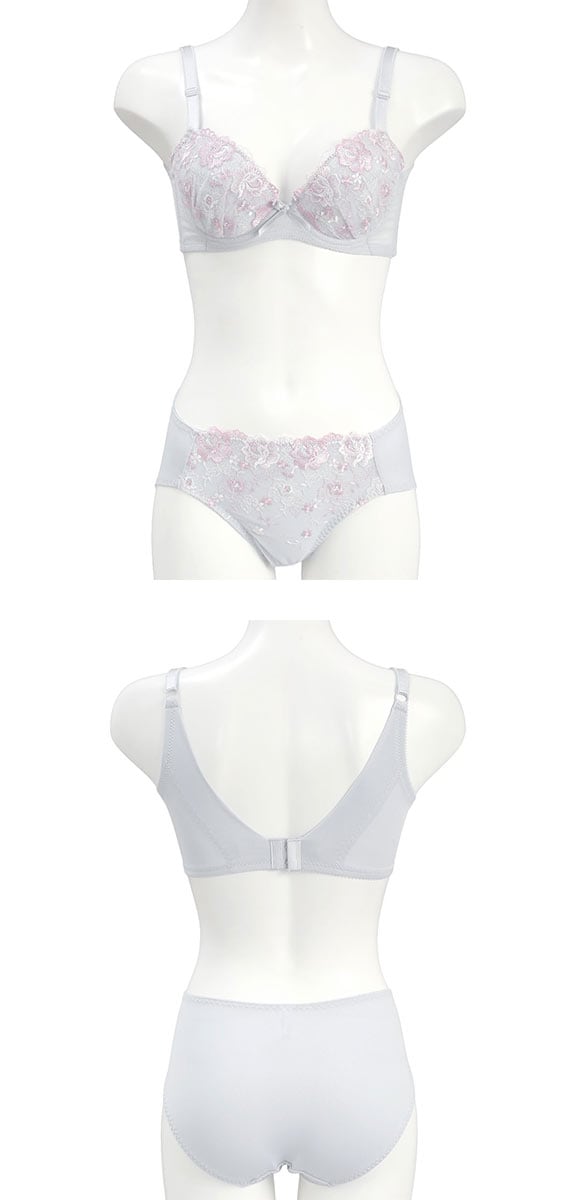 うしろ姿美 うっとり体験 すっきり美背中 ブラジャー ショーツ セット ABCD 脇高 脇肉 アンダー大きいサイズ グラマー 谷間 着やせ アンチエイジング