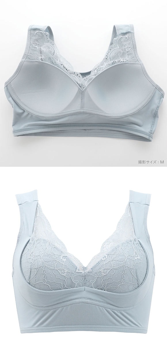 ねるねん おやすみブラ ナイトブラ リラックス 横流れしない やさしく包み込む ブラジャー ノンワイヤー ハーフトップ 単品