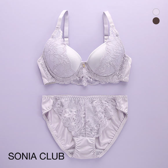 ソニアクラブ SONIA CLUB センシュアルレース ブラジャー ショーツ セット AAA･AA･A 小さいサイズ プチ胸