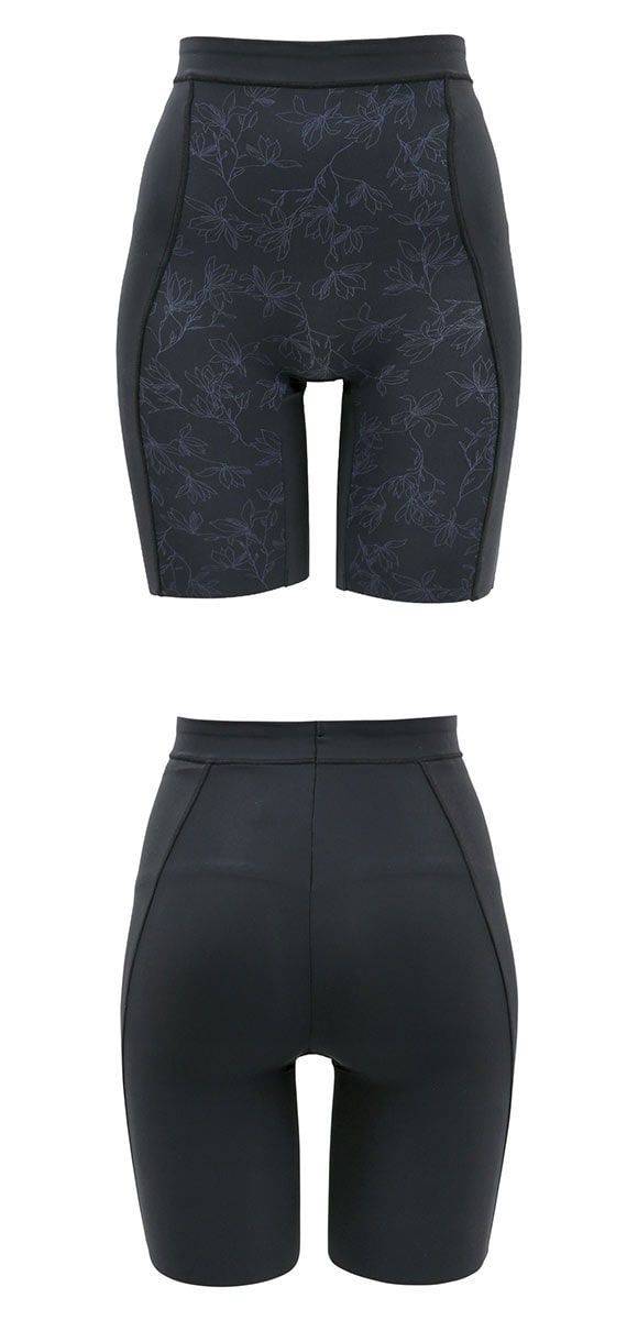 瞬間細見えパンツ ロングガードル くびれ＆骨盤サポート ショーツガードル 細見え 補正下着 ヒップアップ お腹押さえ