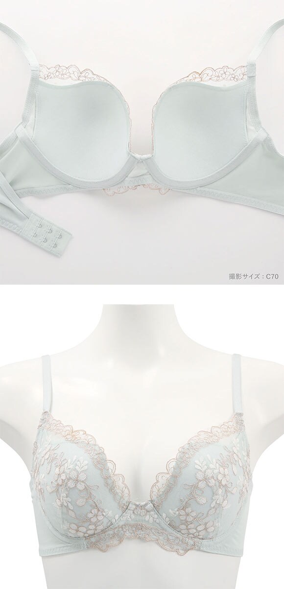 ビューティーアシスト さわやか軽量カップ 3/4カップブラジャー BCD 脇高 美胸 ソフトワイヤー Beauty Asist