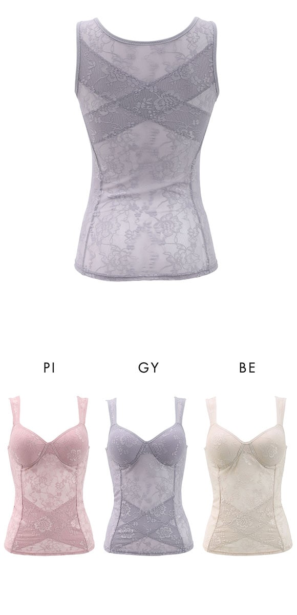 ブライトマッチ 下腹押さえ 美背中ボディシェイパー M L LL ムレナイ メッシュ 着やせ 背中クロス スタイルアップ