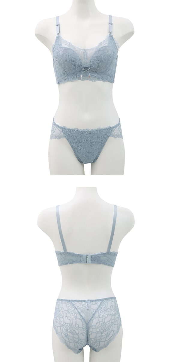 メルトココ 谷間キープ ふわとろカップ プランジノンワイヤーブラ ブラセット 脇スッキリ ブラジャー ショーツ セット 脇高