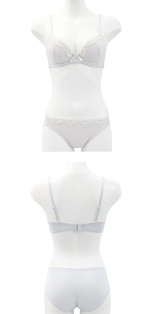 ソニアブラック ケミカルシアーレース ブラセット BCDE アンダー大きいサイズ グラマー 盛り胸 Wパッド 谷間 SONIA BLACK