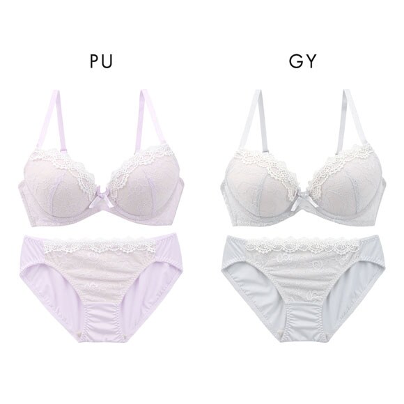 ソニアブラック ケミカルシアーレース ブラセット BCDE アンダー大きいサイズ グラマー 盛り胸 Wパッド 谷間 SONIA BLACK