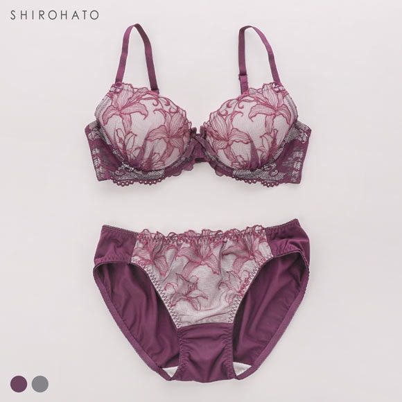 ソニアブラック グレースリリー ブラセット BCDE アンダー大きいサイズ グラマー SONIA BLACK ブラジャー ショーツ セット