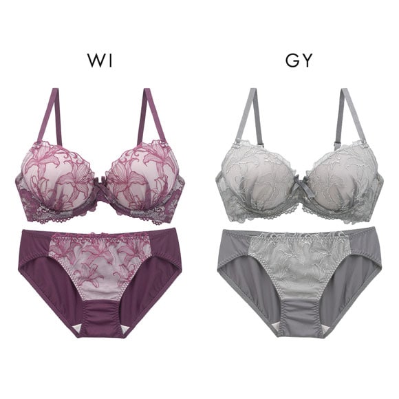 ソニアブラック グレースリリー ブラセット BCDE アンダー大きいサイズ グラマー SONIA BLACK ブラジャー ショーツ セット