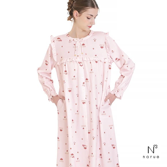 ナルエー パジャマ エアーニットプリン＆ショートケーキワンピース ワンピース ルームウェア NARUE
