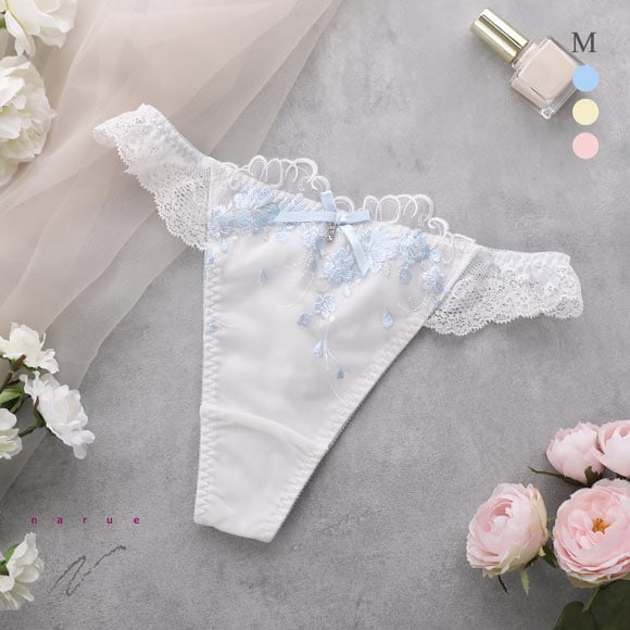 ナルエー ランジェリー リアージュ ショーツ Tバック 総レース バックレース NARUE