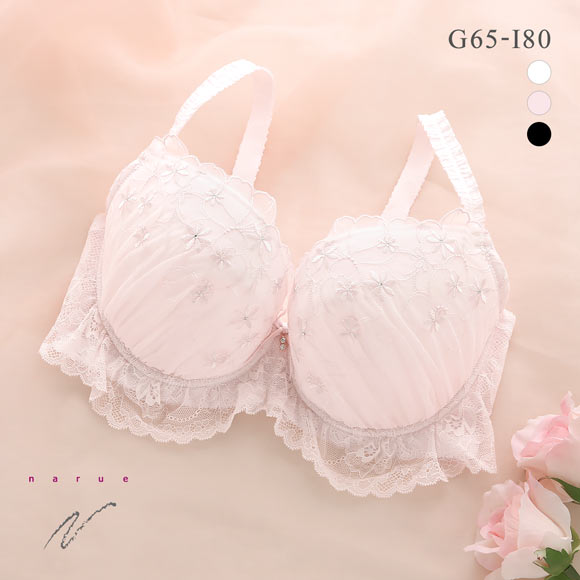 ナルエー ランジェリー コメット ブラジャー GHI グラマー 大きいサイズ NARUE