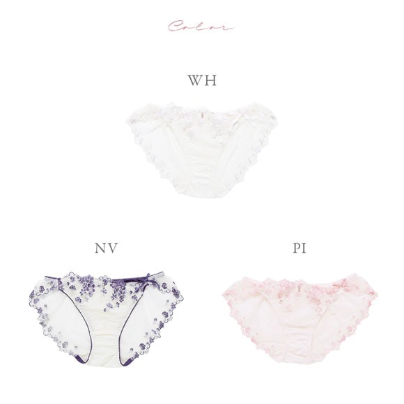 ナルエー ランジェリー ドロシー ショーツ バックレース 総レース フルバック NARUE