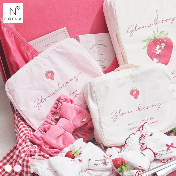 ナルエー トラベルポーチいちごミニ NARUE