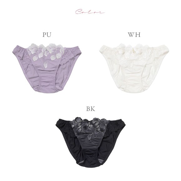 ナルエー ランジェリー オーロラ ショーツ M L LL スタンダード ノーマル ビキニ 大きいサイズ NARUE