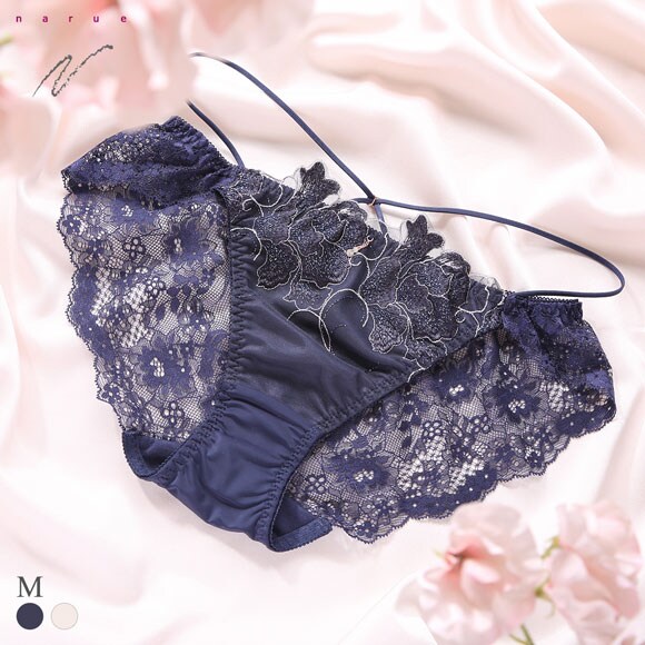 ナルエー ランジェリー フレイア 総レース ショーツ スタンダード バックレース ストリング NARUE