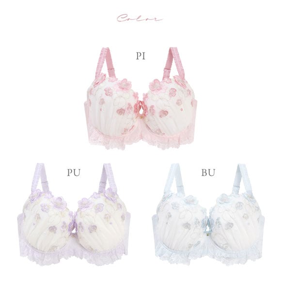 ナルエー ランジェリー ティア ブラジャー GHI 大きいサイズ グラマーサイズ NARUE