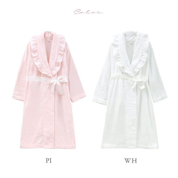 ナルエー パジャマ シャ―リングタオル バスローブ ローブ ルームウェア 綿100％ レディース NARUE