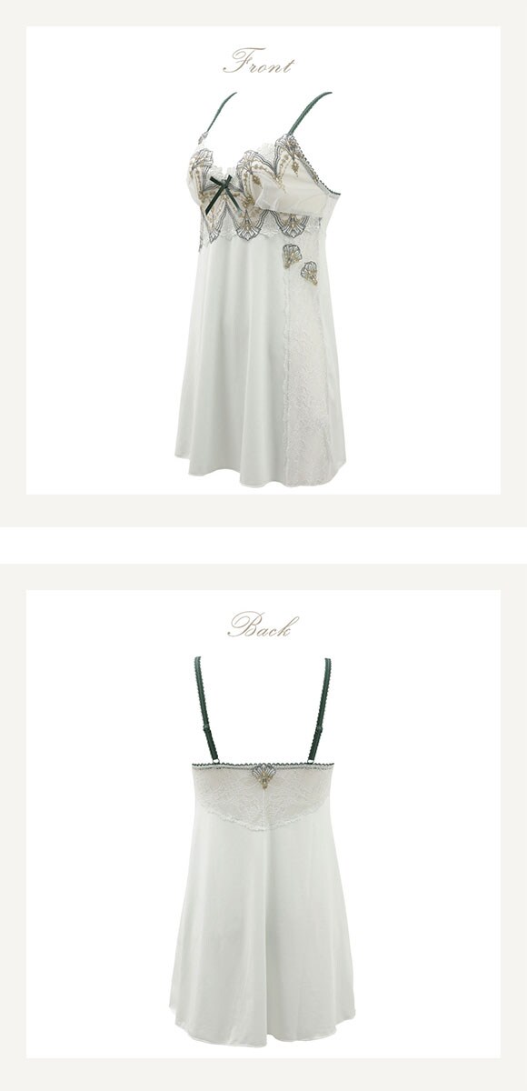 リサマリ レーヌ シェール スリップ ロングキャミソール ランジェリー Risa Magli Reine