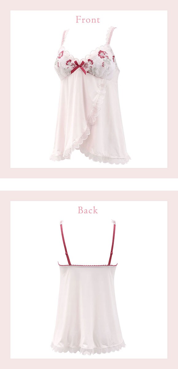 リサマリ プティット カップ付き キャミソール ミニスリップ ランジェリー Risa Magli