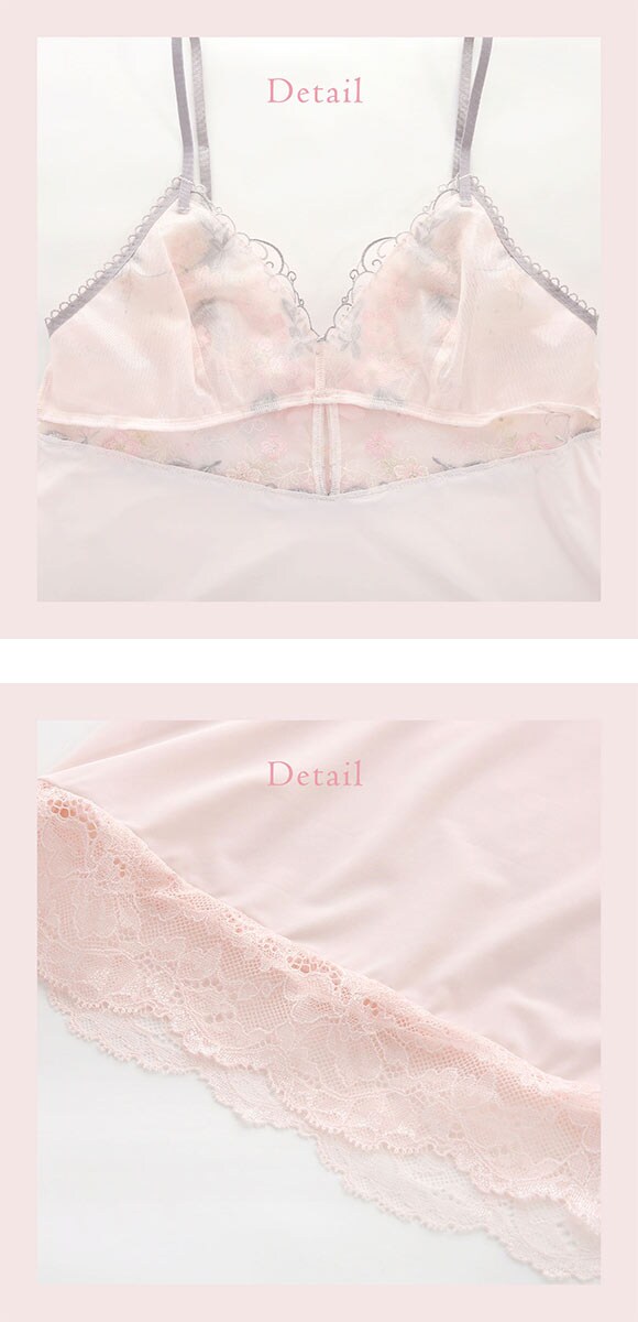 リサマリ エリアン キャミソール ミニスリップ ランジェリー Risa Magli