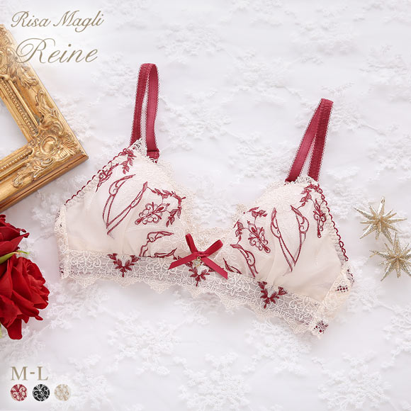 リサマリ レーヌ ジュエリー ソフトブラ ノンワイヤー ブラジャー ブラレット ワイヤレスブラ Risa Magli Reine
