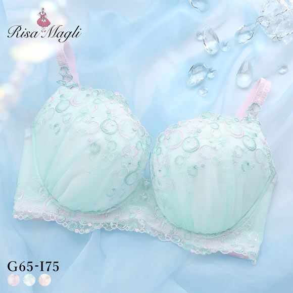 リサマリ アンチェ ブラジャー グラマーブラ Glamor Bra バストアップタイプ GHI 大きいサイズ Risa Magli