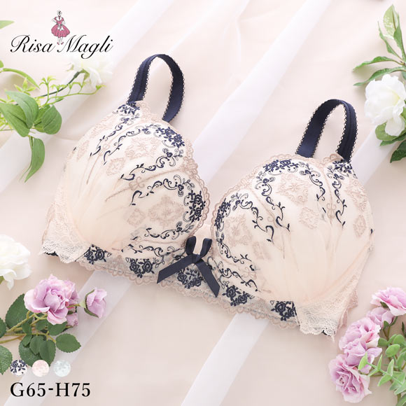 リサマリ ブライア ブラジャー GH グラマーブラ サイドすっきりタイプ Glamor Bra 大きいサイズ Risa Magli