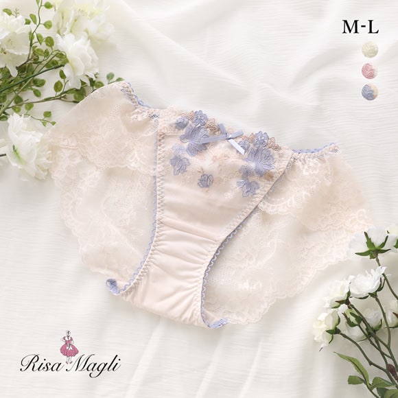 リサマリ イーシャ レースショーツ ノーマル バックレース Risa Magli