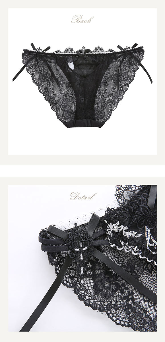 リサマリ レーヌ ジュエリー スペシャルリボンショーツ サイドリボン バックレース Risa Magli Reine