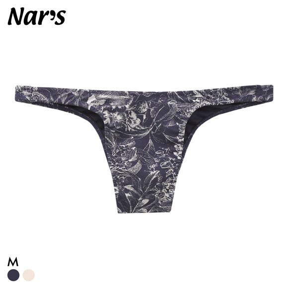ナルズ ヴィンテージボタニカル ジェンダーレス ハーフバック ビキニ 男女兼用 ブリーフ 前とじ Nars