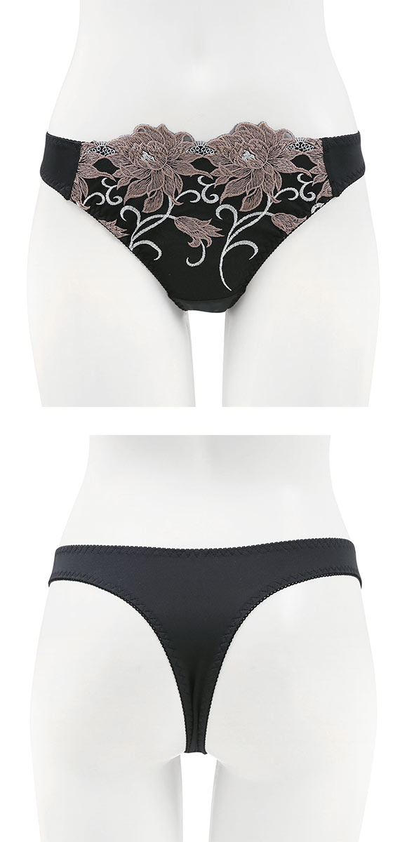 ビーオーエヌ 美胸 脇寄せ バストメイクブラ エレガンスローズ シリーズ ショーツ Tバック M L LL bon 大きいサイズ