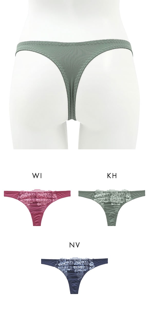 ビーオーエヌ 脇スッキリバストメイク フローラル カシュクール シリーズ ショーツ Tバック M L LL 大きいサイズ bon