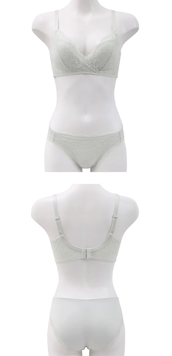 ビーオーエヌ 脇高ノンワイヤーブラ とろRich シリーズ ブラジャー ショーツ セット BCDEF 脇肉 大きいサイズ bon