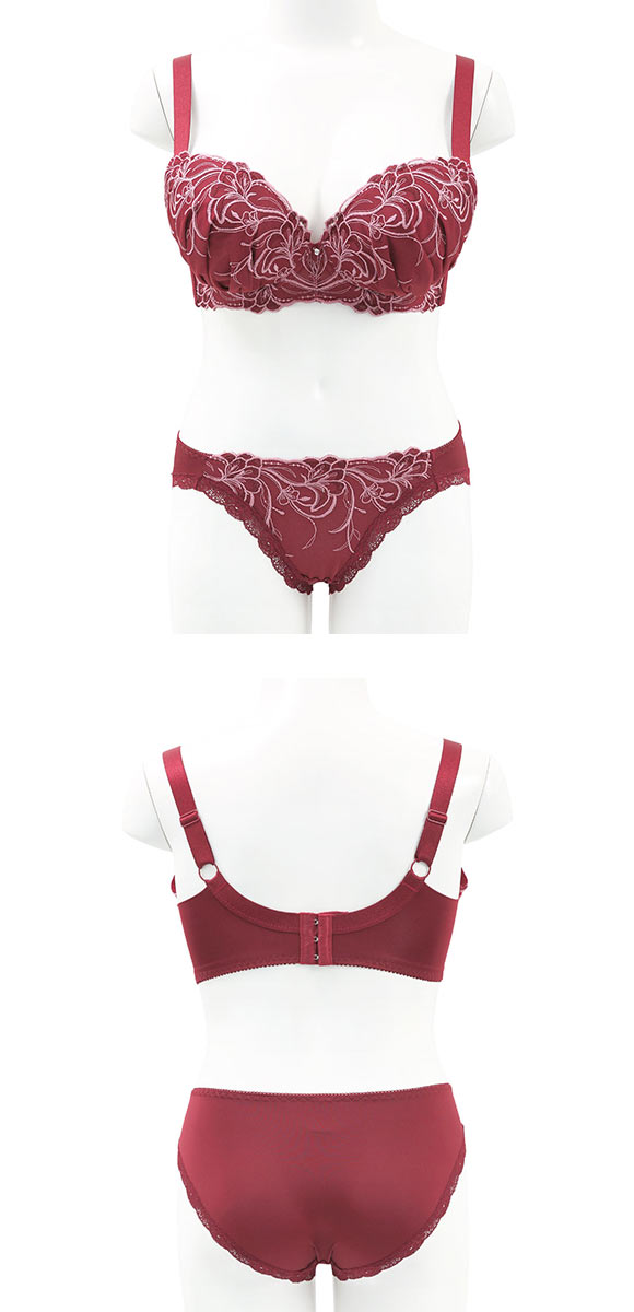 ビーオーエヌ 脇スッキリバストメイクブラ エレガントライン 脇高 ブラジャー ショーツ セット GHI 大きいサイズ 脇肉 bon