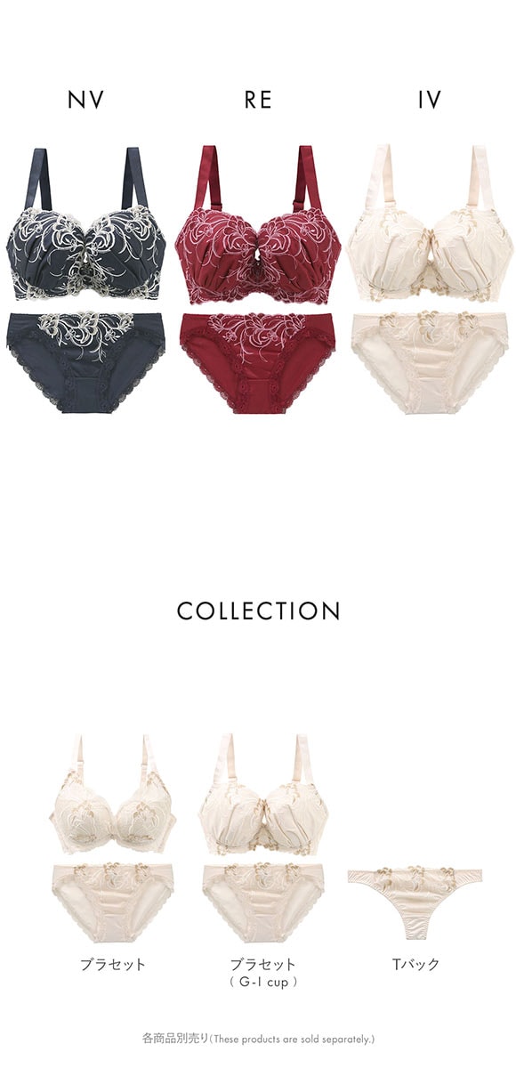 ビーオーエヌ 脇スッキリバストメイクブラ エレガントライン 脇高 ブラジャー ショーツ セット GHI 大きいサイズ 脇肉 bon