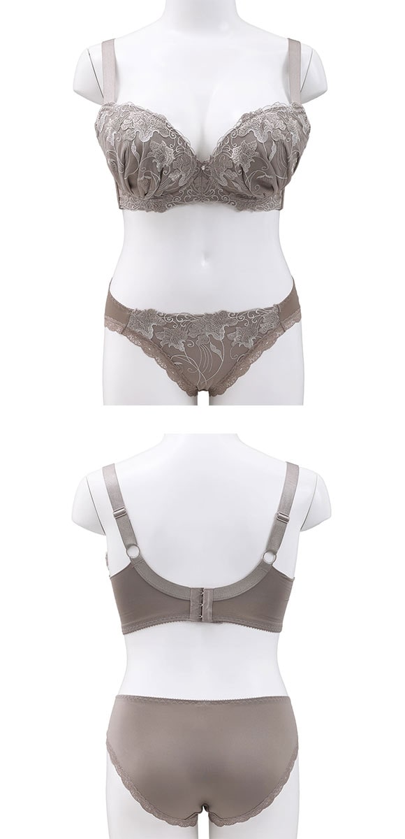 ビーオーエヌ 脇スッキリバストメークブラ カトレア シリーズ ブラジャー ショーツ セット GHI 脇すっきり グラマー bon