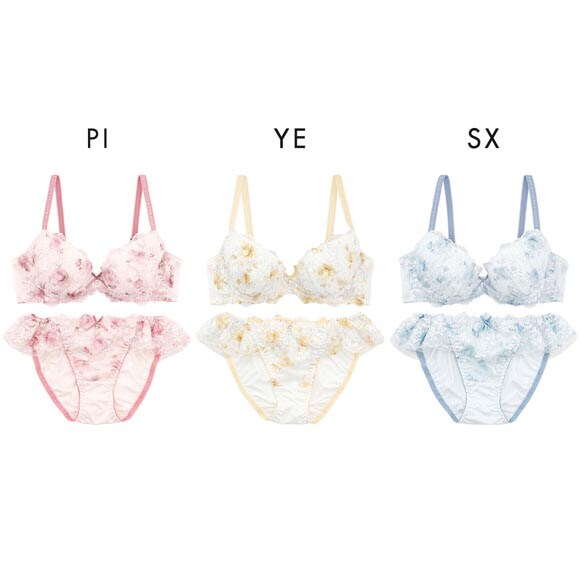 パリーゼ ローズパルファン ブラセット GH ナイスフィット 大きいサイズ ブラジャー ショーツ セット 下着 Palissee