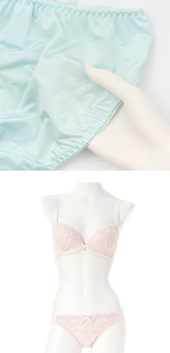 プチソワレ パステルフラワー ブラセット BCD ブラジャー ショーツ セット petit soiree