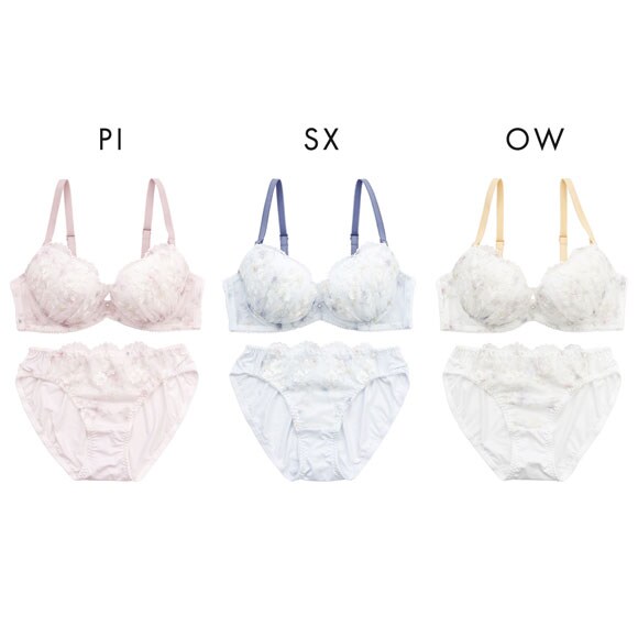 パリーゼ フェデフルール ブラセット ABCDEF ブラジャー ショーツ セット ナイスフィット プリント Palissee