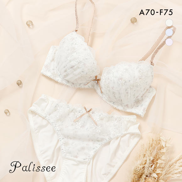 パリーゼ ロマンスフルール ブラジャー ショーツ セット ABCDEF ナイスフィット Palissee